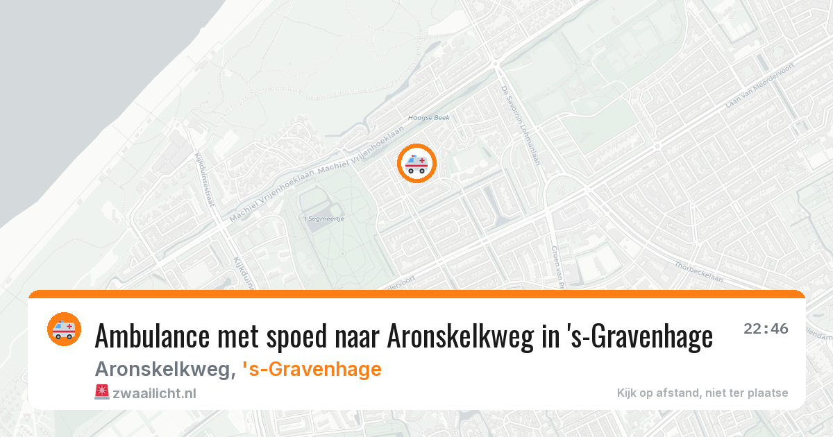 Ambulance met spoed naar Aronskelkweg in 's-Gravenhage — 1 mei 2026