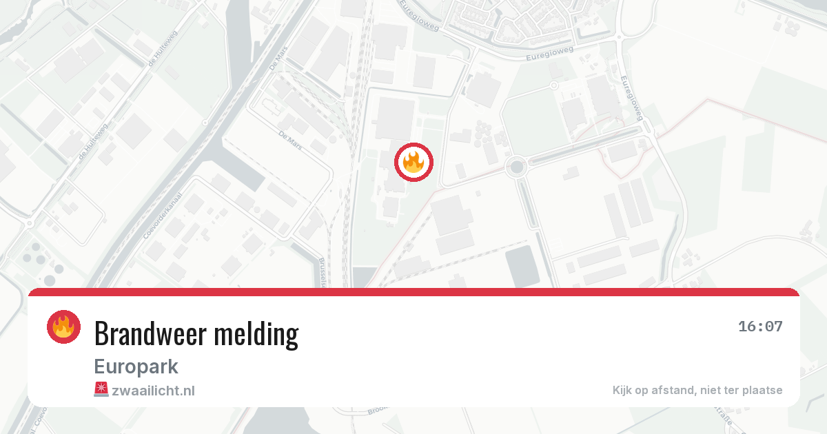 Brandweer melding — 23 mei 2026