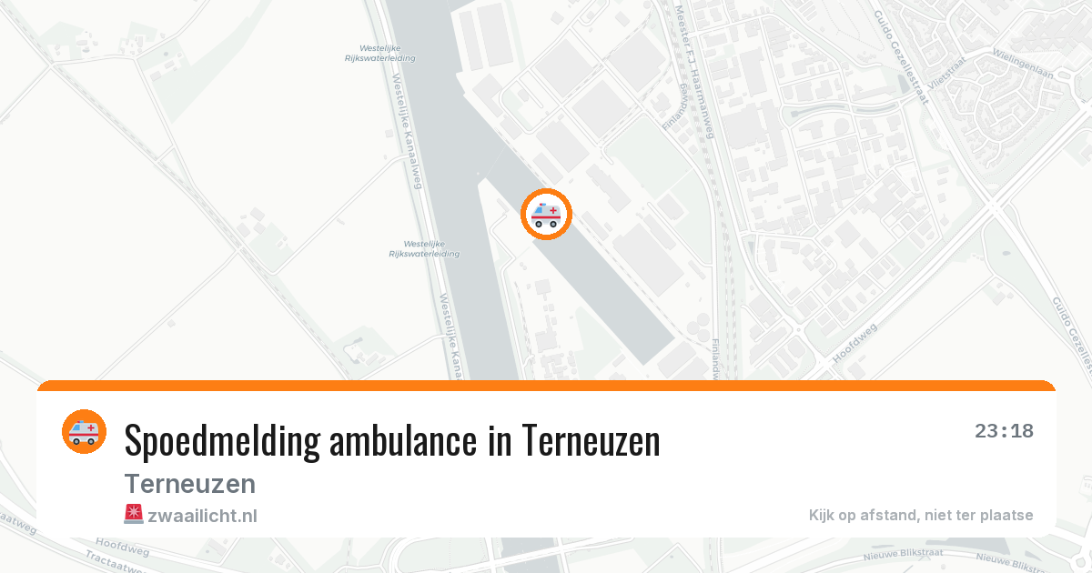Spoedmelding ambulance in Terneuzen — 12 aug 2026