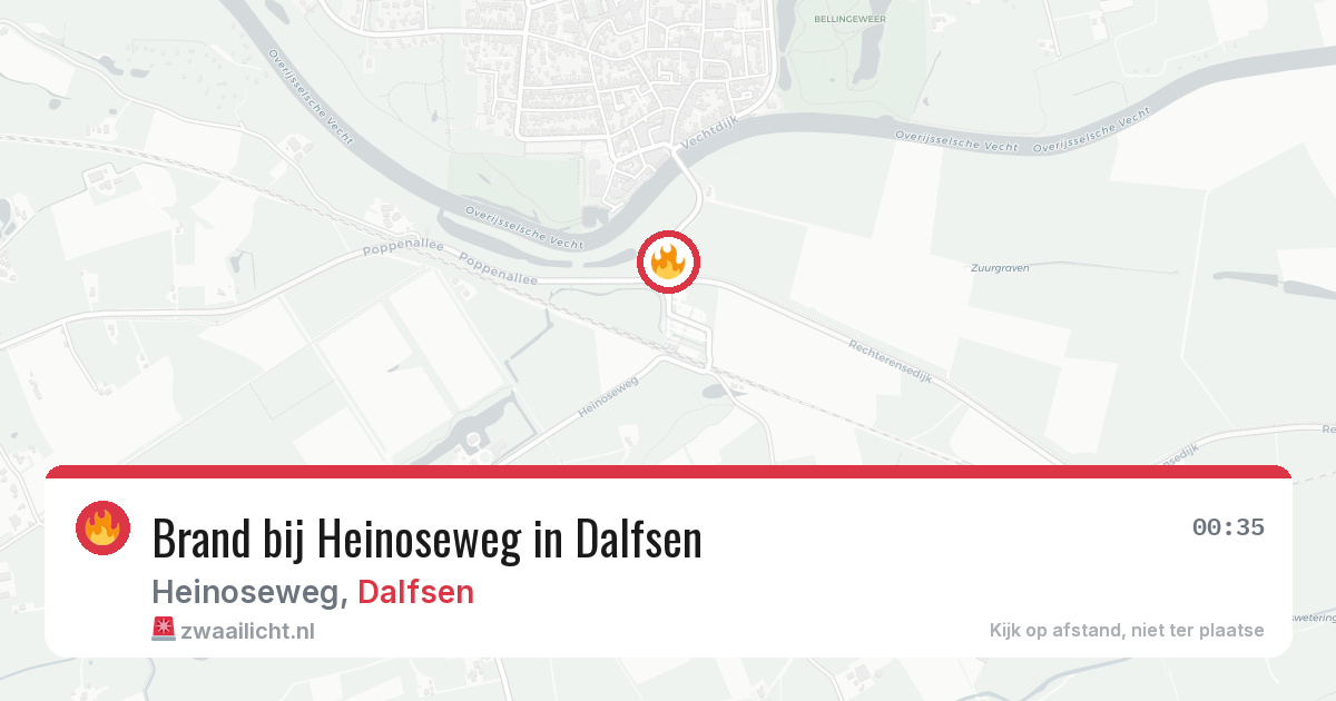 Brand bij Heinoseweg in Dalfsen — 19 jun 2026