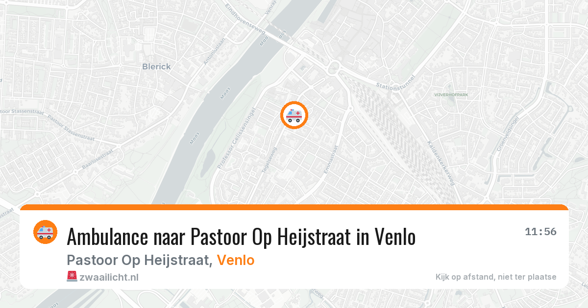 Ambulance naar Pastoor Op Heijstraat in Venlo — 27 mei 2026