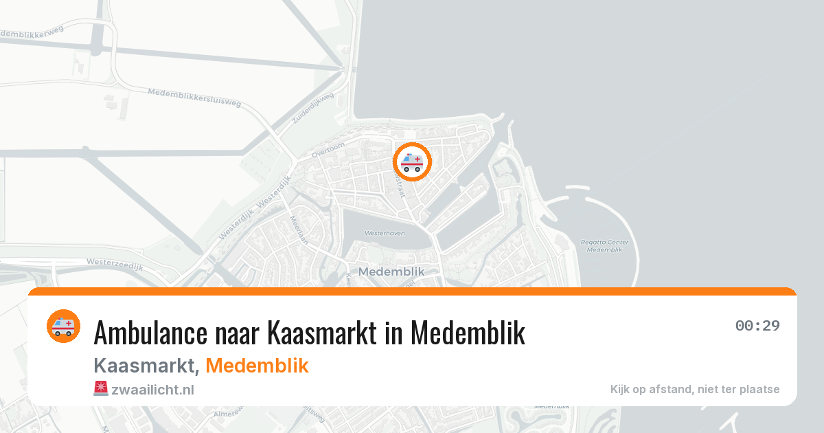 Ambulance naar Kaasmarkt in Medemblik — 1 aug 2026