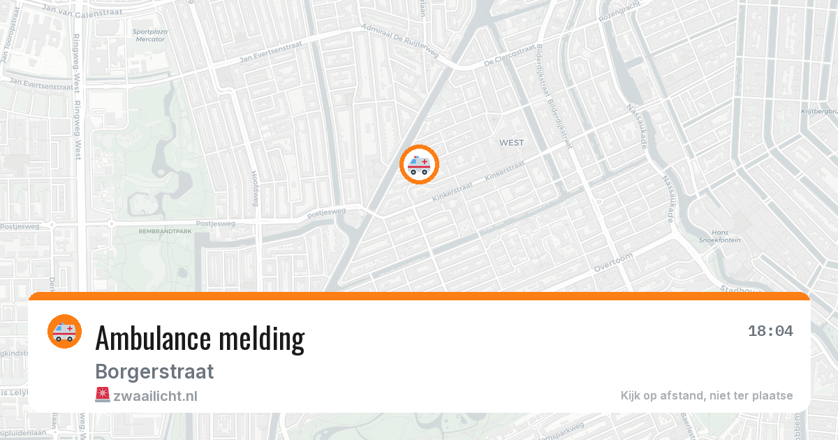 Ambulance melding — 16 jun 2026