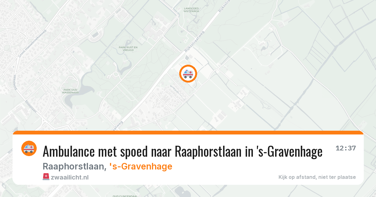 Ambulance met spoed naar Raaphorstlaan in 's-Gravenhage — 11 mrt 2026