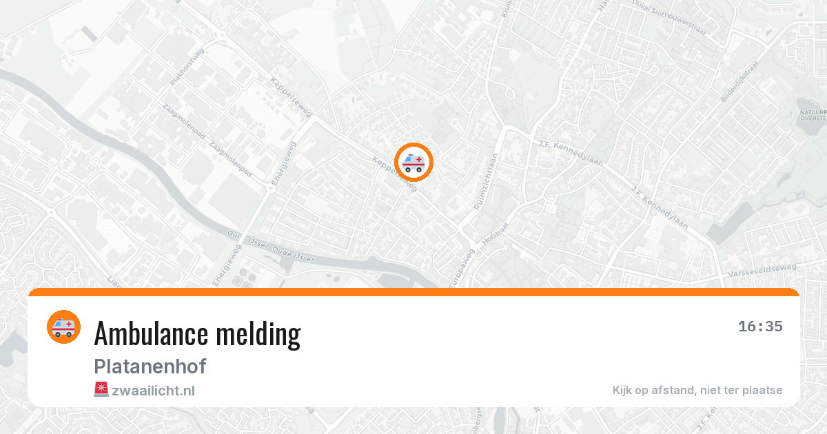 Ambulance melding — 9 apr 2026