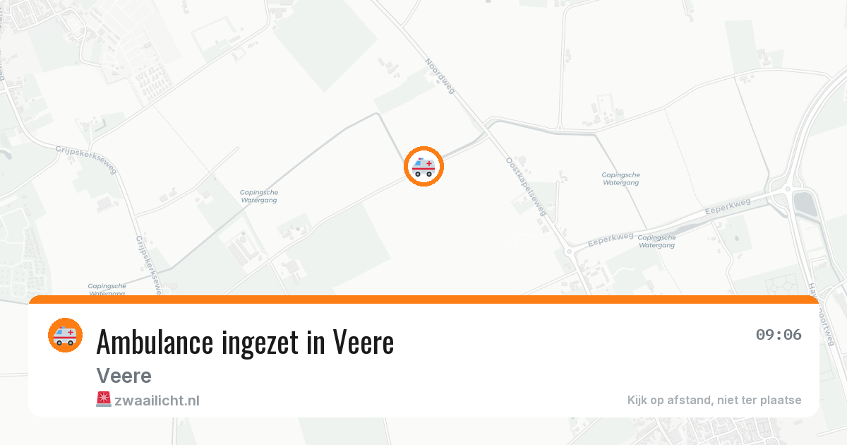 Ambulance ingezet in Veere — 17 mrt 2026