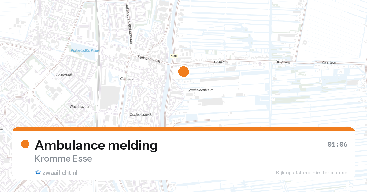 Ambulance melding — 7 feb 2026