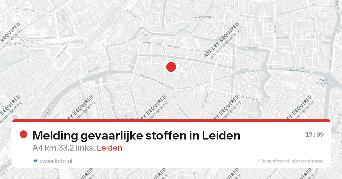 Melding gevaarlijke stoffen in Leiden — 23 feb 2026