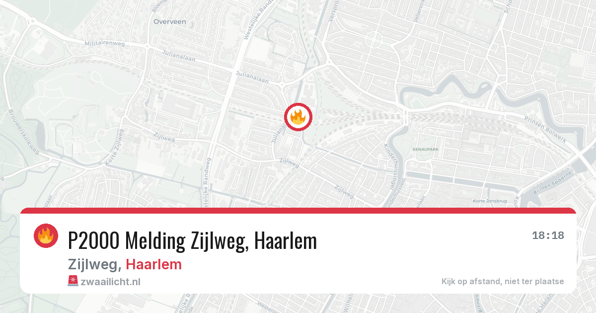 P2000 Melding Zijlweg, Haarlem — 29 jan 2026