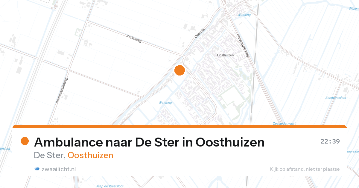 Ambulance naar De Ster in Oosthuizen — 13 jun 2026