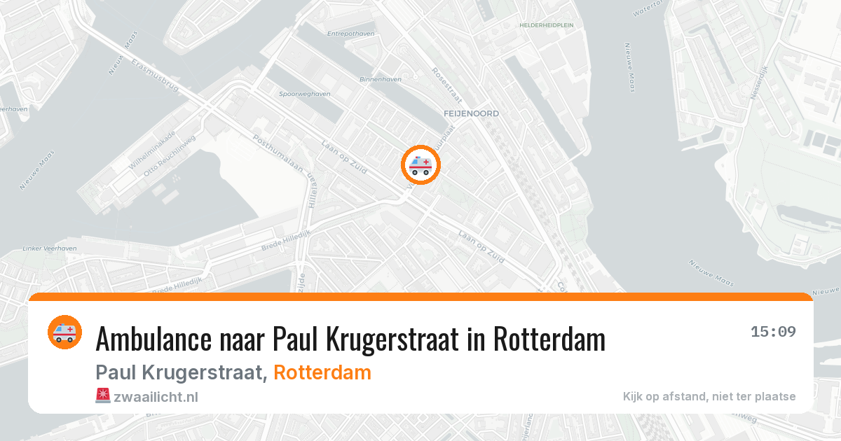 Ambulance naar Paul Krugerstraat in Rotterdam — 7 apr 2026