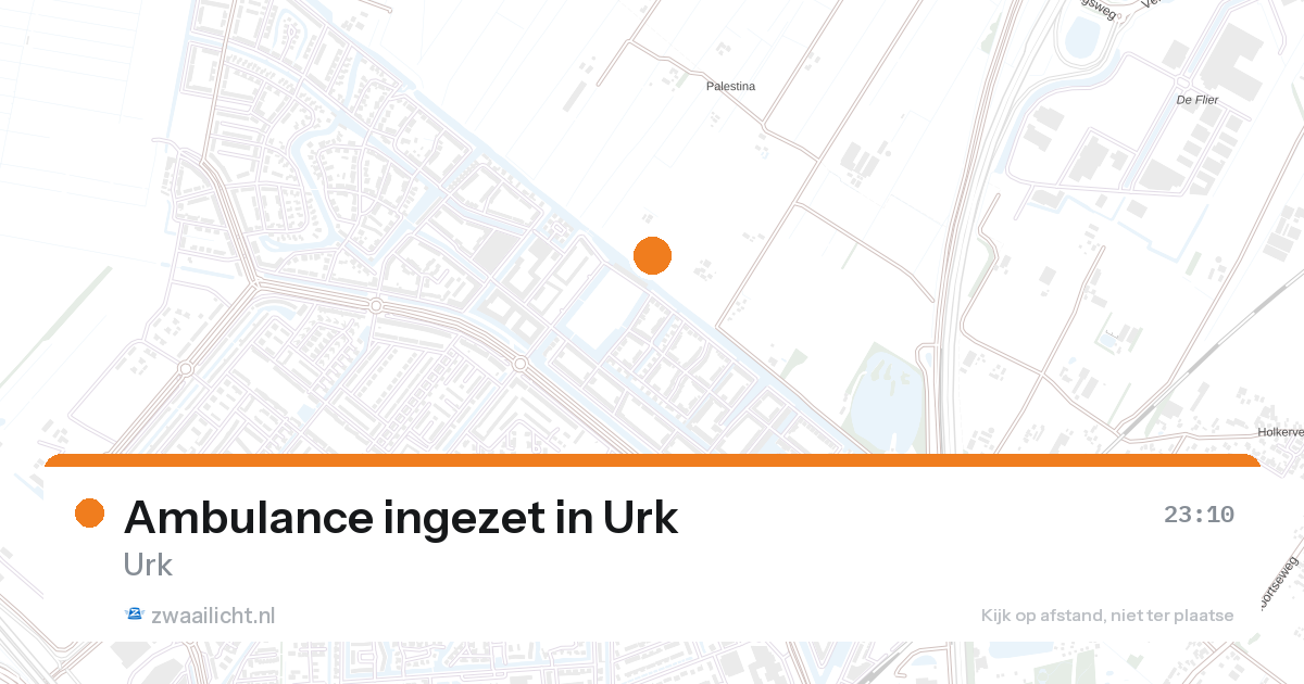 Ambulance ingezet in Urk — 31 jan 2026
