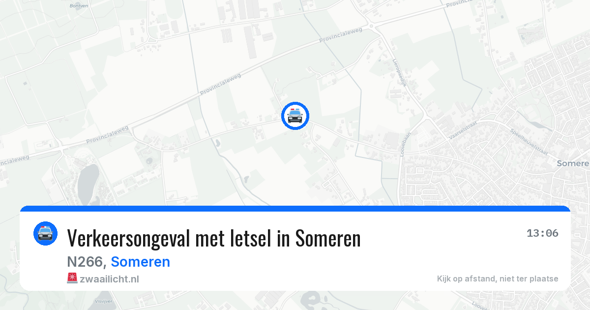 Verkeersongeval met letsel in Someren — 12 mrt 2026