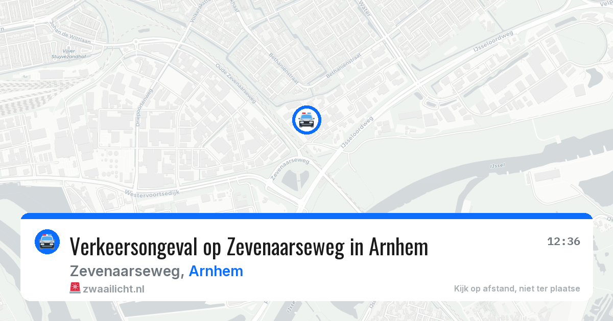 Verkeersongeval op Zevenaarseweg in Arnhem — 2 aug 2026