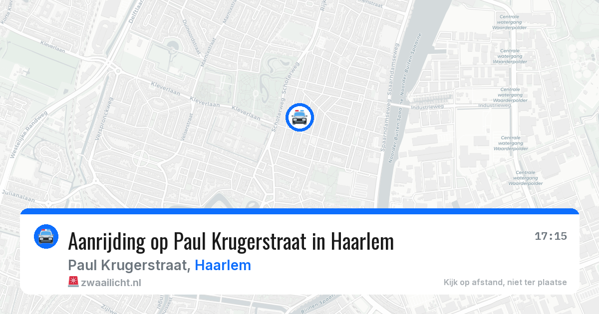 Aanrijding op Paul Krugerstraat in Haarlem — 10 mei 2026