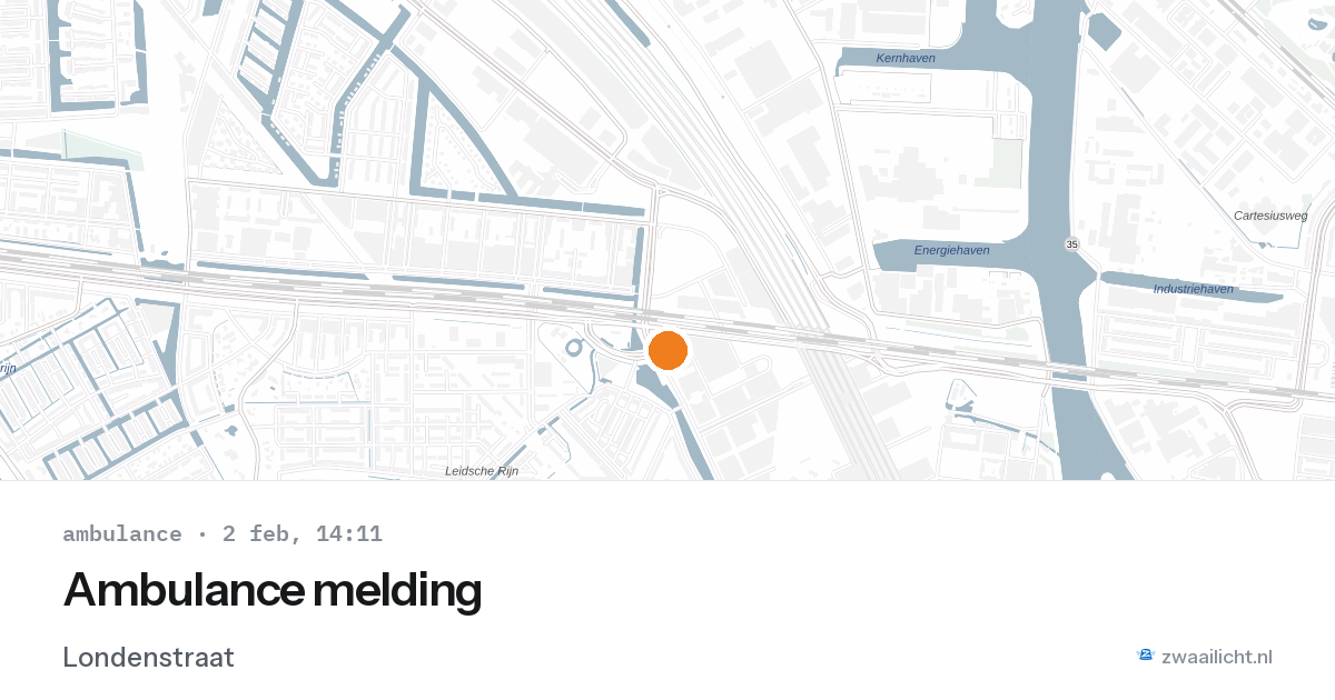 Ambulance melding — 2 feb 2026