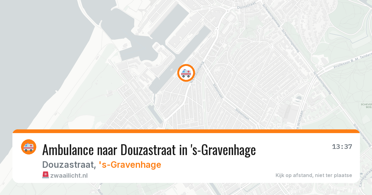 Ambulance naar Douzastraat in 's-Gravenhage — 10 apr 2026