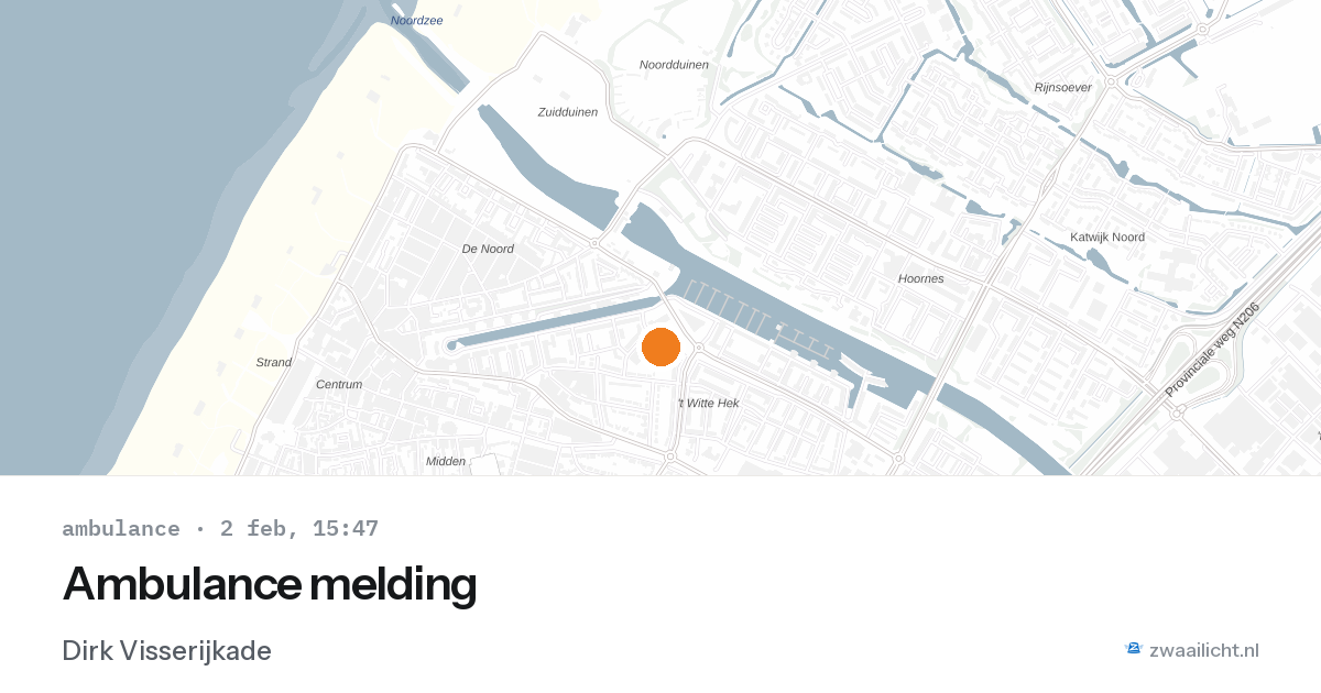 Ambulance melding — 2 feb 2026