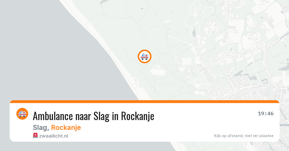 Ambulance naar Slag in Rockanje — 29 mei 2026