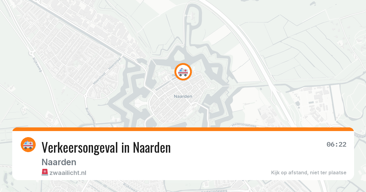 Verkeersongeval in Naarden — 19 jul 2026