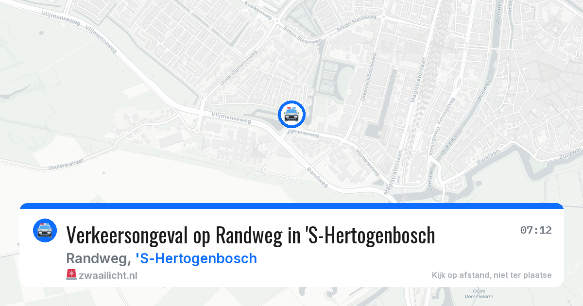 Verkeersongeval op Randweg in 'S-Hertogenbosch — 21 apr 2026