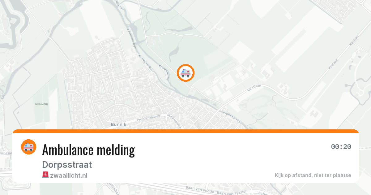 Ambulance melding — 27 jun 2026