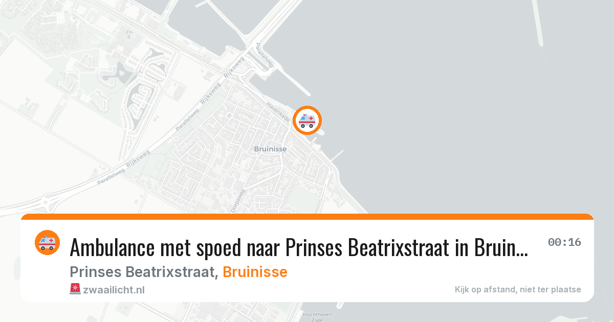 Ambulance met spoed naar Prinses Beatrixstraat in Bruinisse — 31 jan 2026