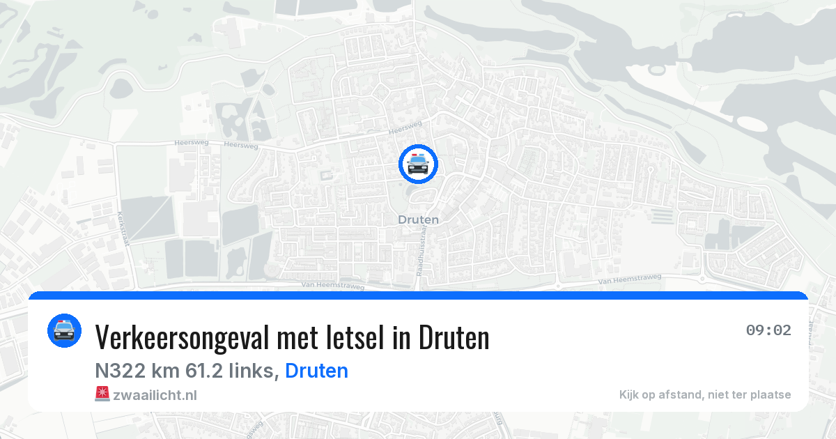 Verkeersongeval met letsel in Druten — 16 mei 2026