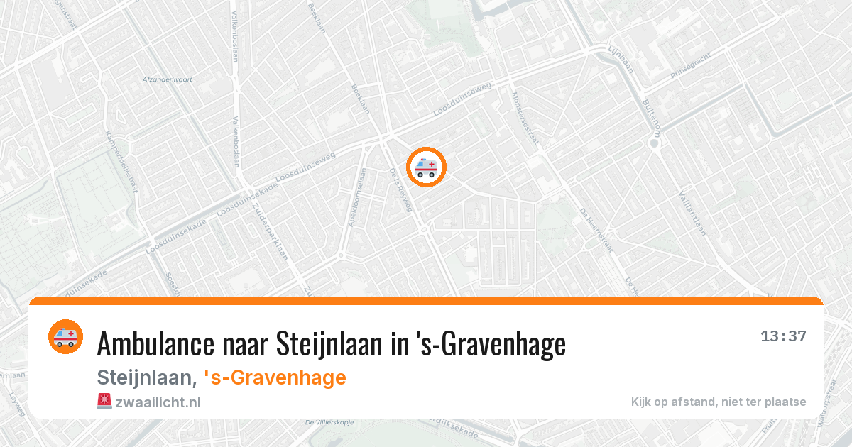 Ambulance naar Steijnlaan in 's-Gravenhage — 12 jun 2026