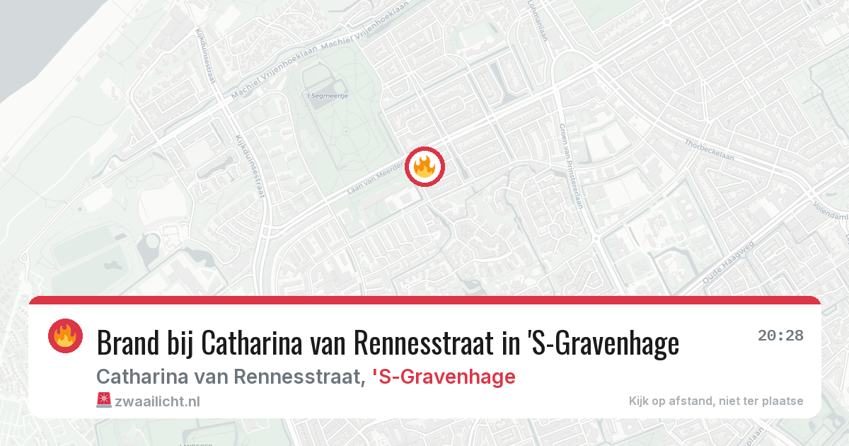Brand bij Catharina van Rennesstraat in 'S-Gravenhage — 30 mei 2026