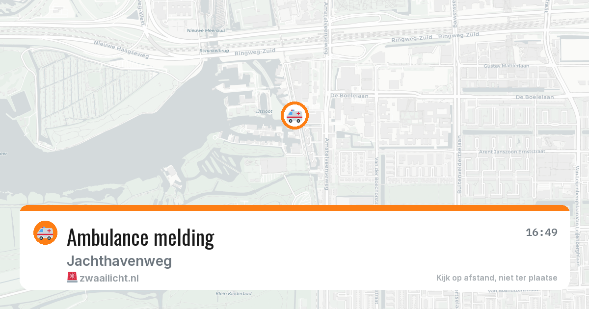 Ambulance melding — 4 mei 2026