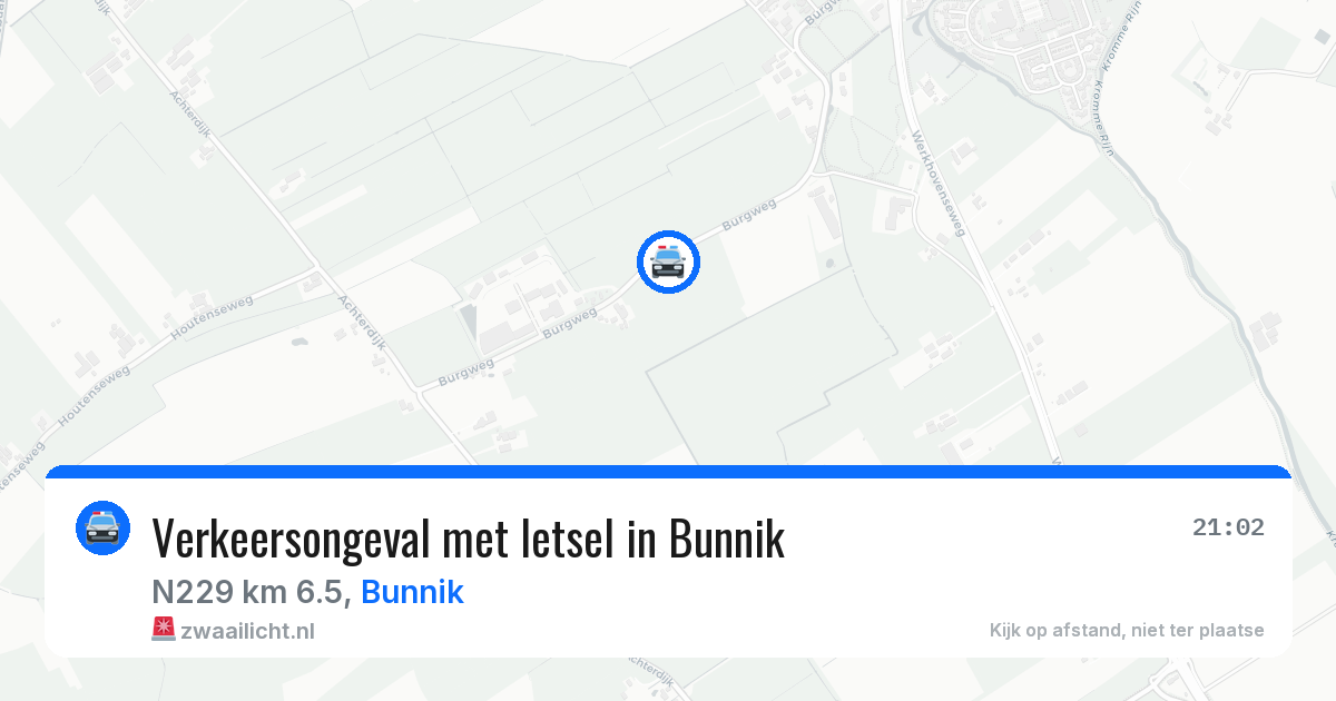 Verkeersongeval met letsel in Bunnik — 27 apr 2026