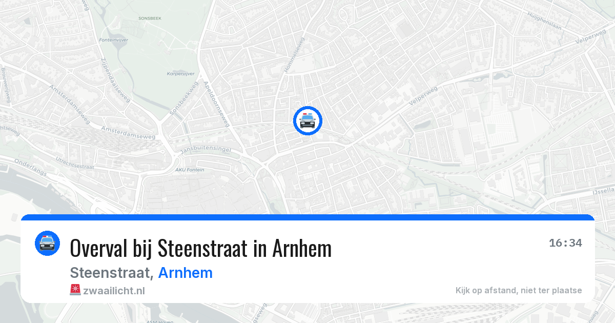 Overval bij Steenstraat in Arnhem — 11 jun 2026