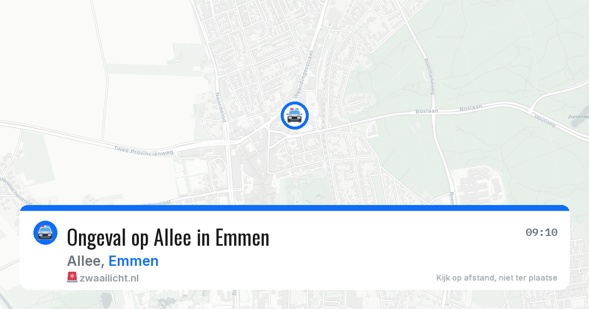 Ongeval op Allee in Emmen — 29 jan 2026