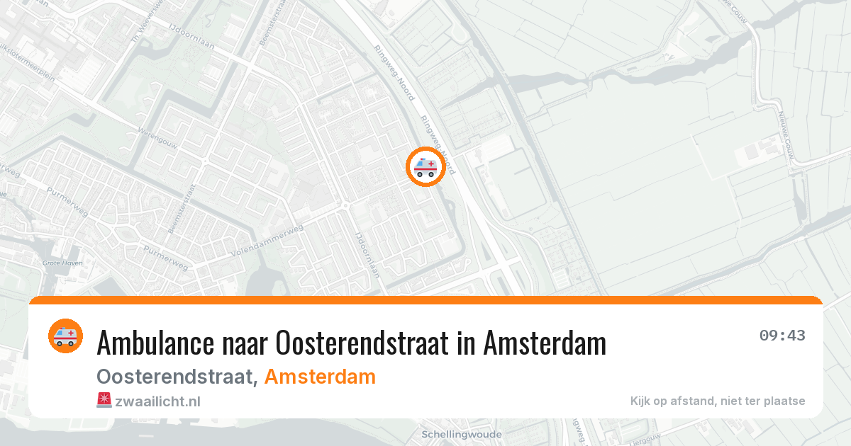Ambulance naar Oosterendstraat in Amsterdam — 26 jun 2026