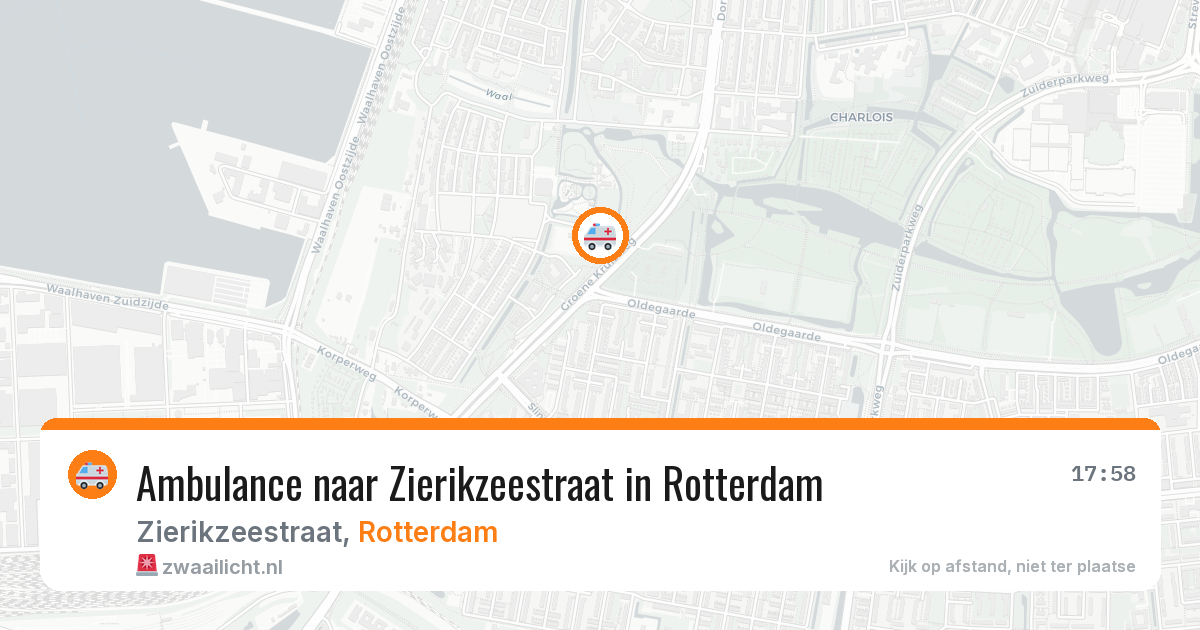 Ambulance naar Zierikzeestraat in Rotterdam — 27 jul 2026