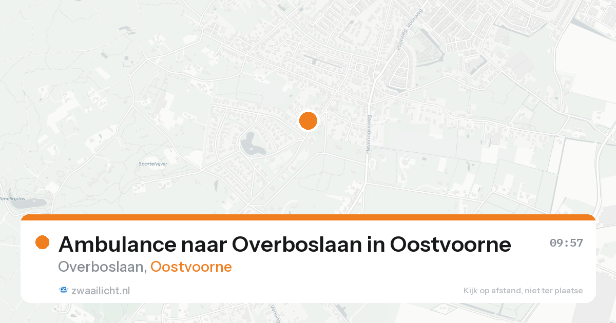 Ambulance naar Overboslaan in Oostvoorne — 6 jun 2026