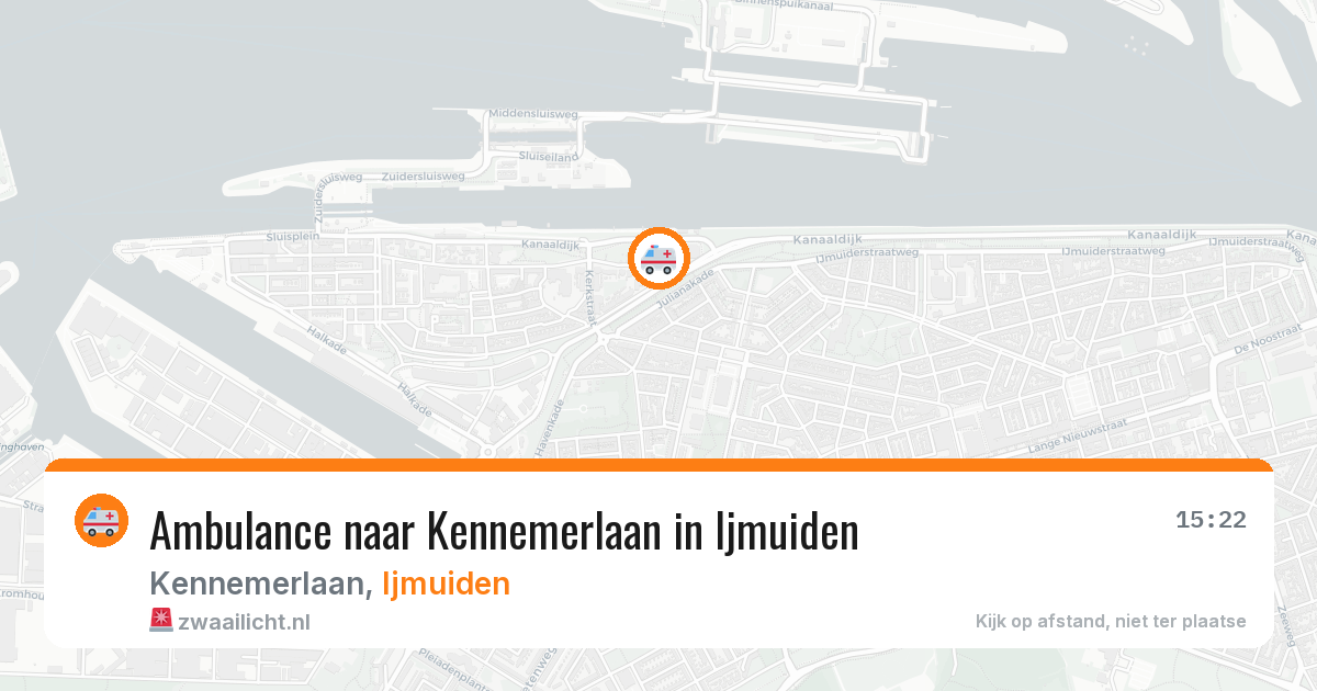 Ambulance naar Kennemerlaan in Ijmuiden — 30 mrt 2026