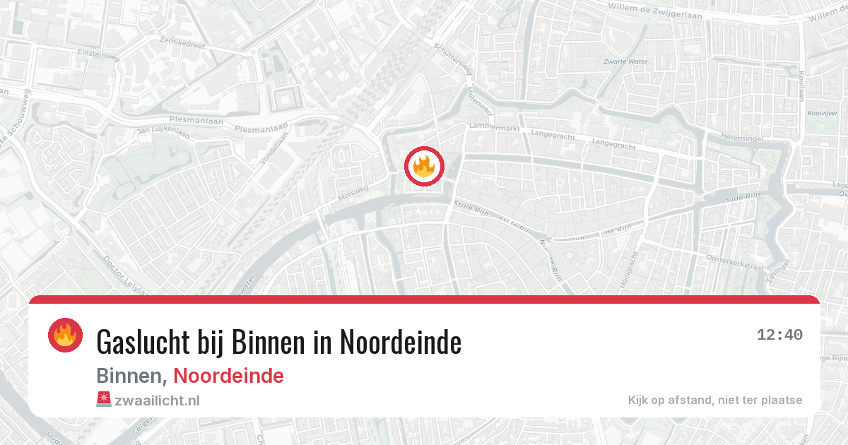 Gaslucht bij Binnen in Noordeinde — 20 feb 2026