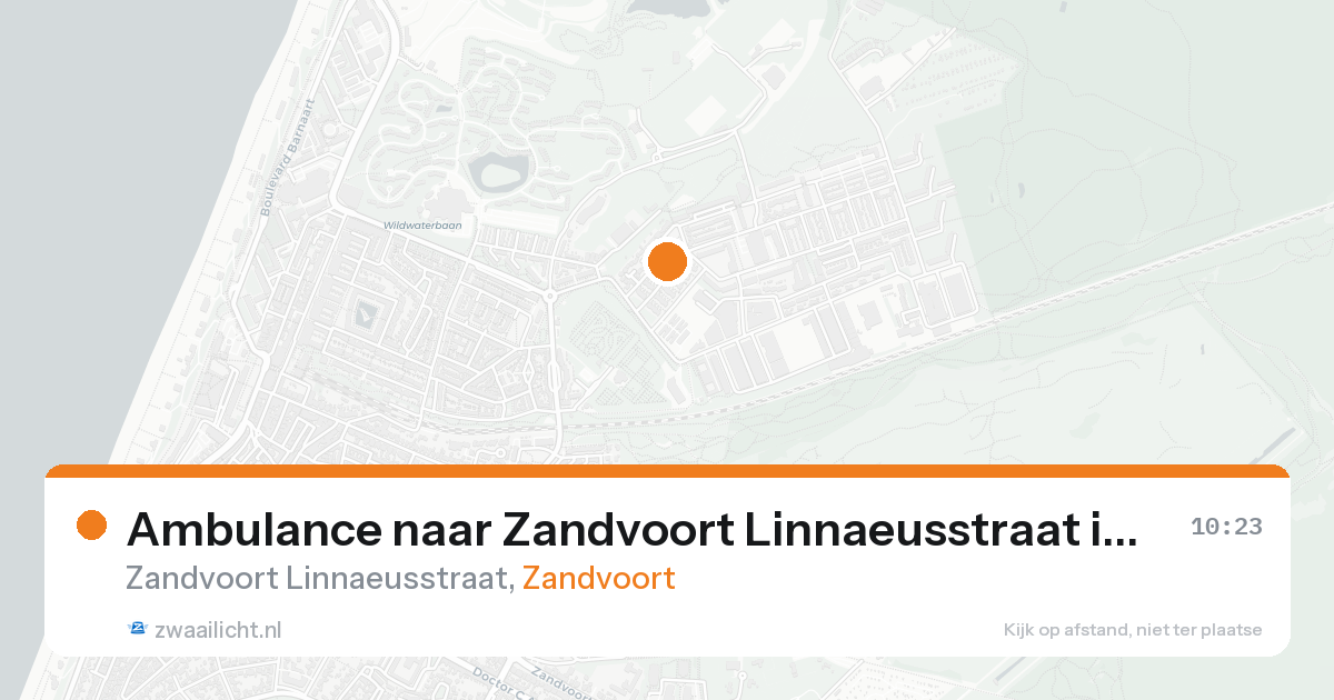 Ambulance naar Zandvoort Linnaeusstraat in Zandvoort — 7 feb 2026
