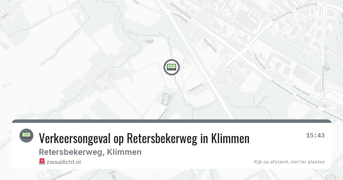 Verkeersongeval op Retersbekerweg in Klimmen — 21 apr 2026