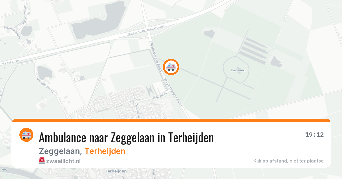 Ambulance naar Zeggelaan in Terheijden — 7 mrt 2026