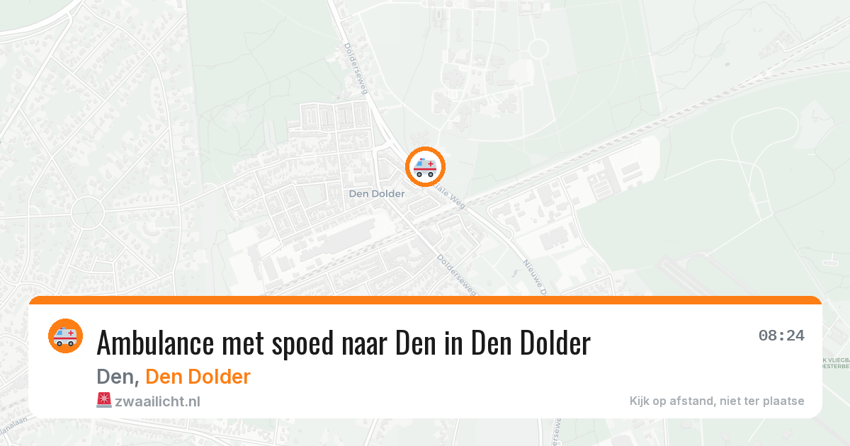 Ambulance met spoed naar Den in Den Dolder — 27 mei 2026