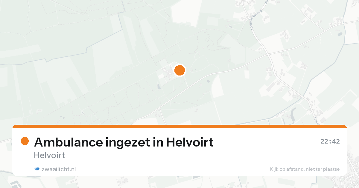Ambulance ingezet in Helvoirt — 15 aug 2026