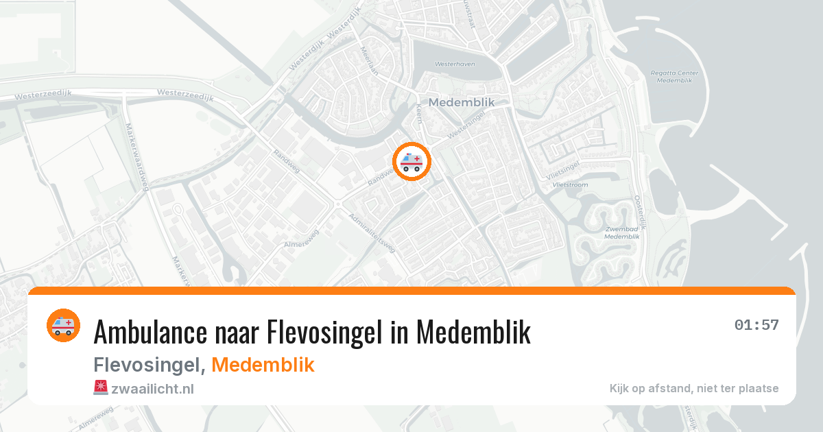 Ambulance naar Flevosingel in Medemblik — 7 jun 2026