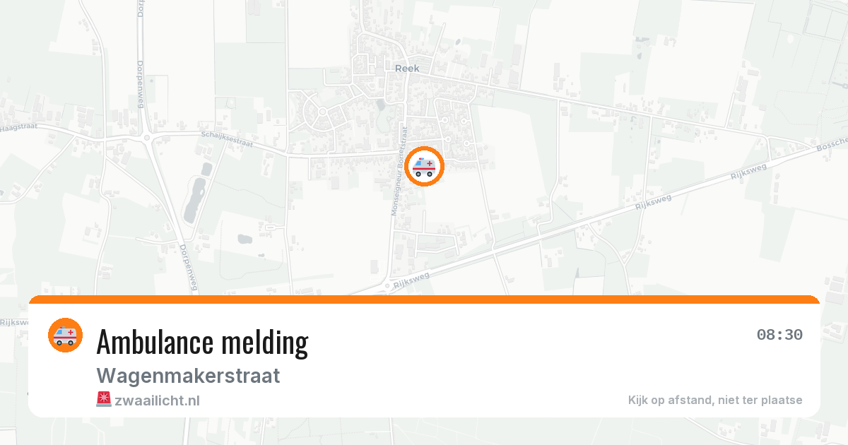 Ambulance melding — 22 jul 2026