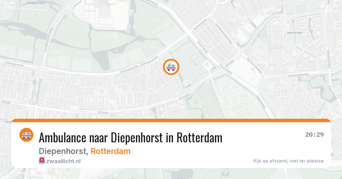 Ambulance naar Diepenhorst in Rotterdam — 26 jun 2026