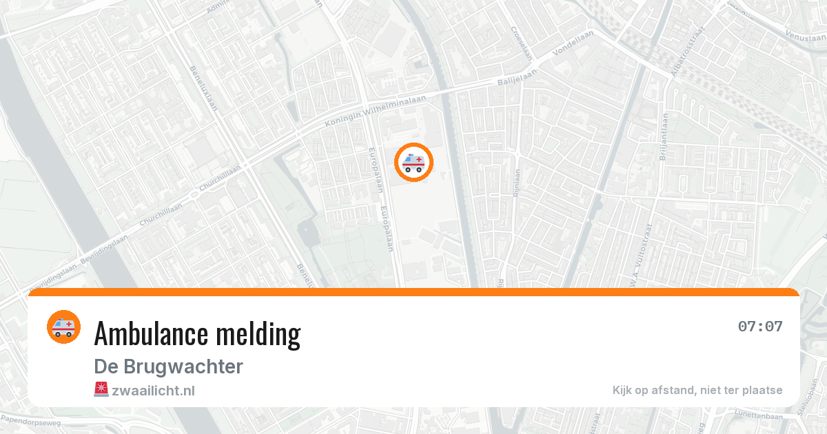 Ambulance melding — 12 apr 2026
