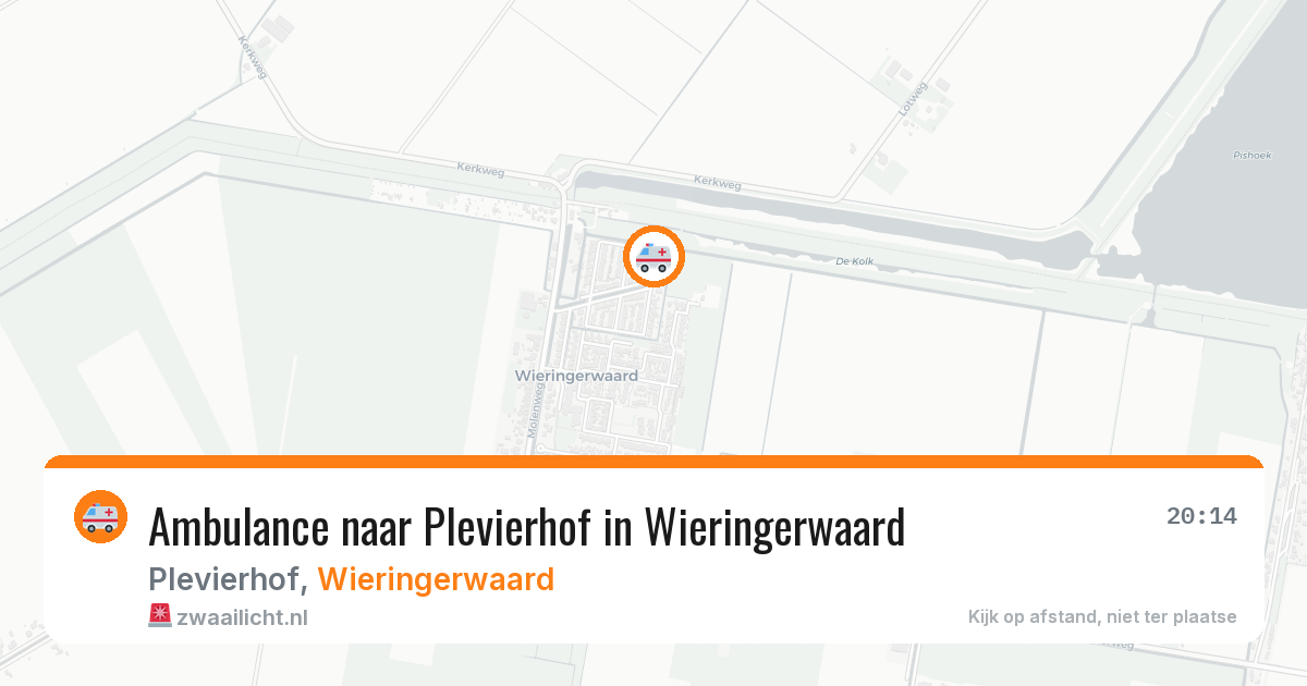 Ambulance naar Plevierhof in Wieringerwaard — 7 jun 2026