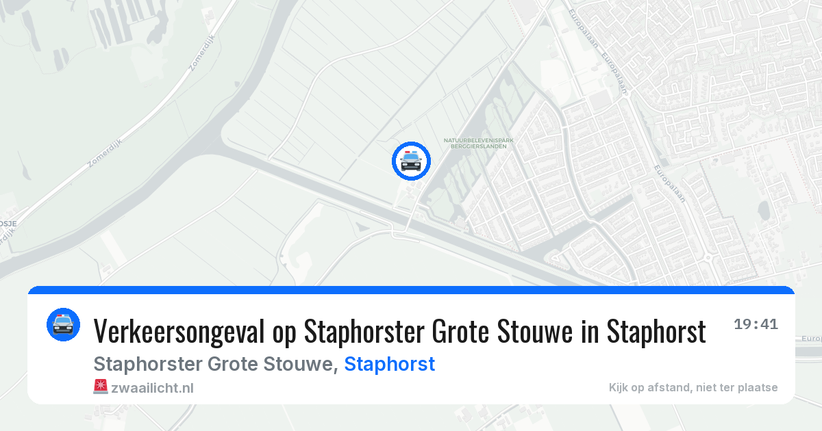 Verkeersongeval op Staphorster Grote Stouwe in Staphorst — 18 mrt 2026